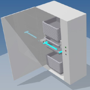 UV-C Airport Security Trays Decontamination