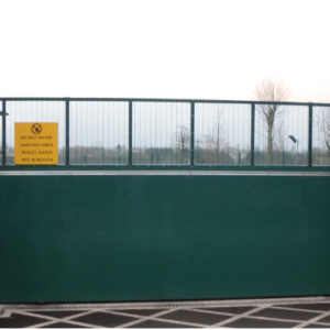 Ballistic Protection Sliding Gate
